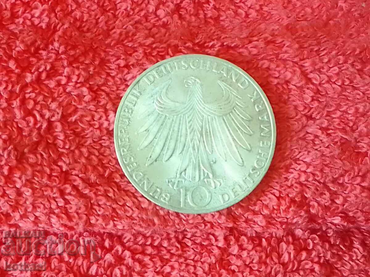 Silver coin 10 marks Olympics Munich 1972 Germany with price 35.50 BGN | € 18.15 Silver coin 10 marks Olympics Munich 1972 Germany with price 35.50 BGN | € 18.15