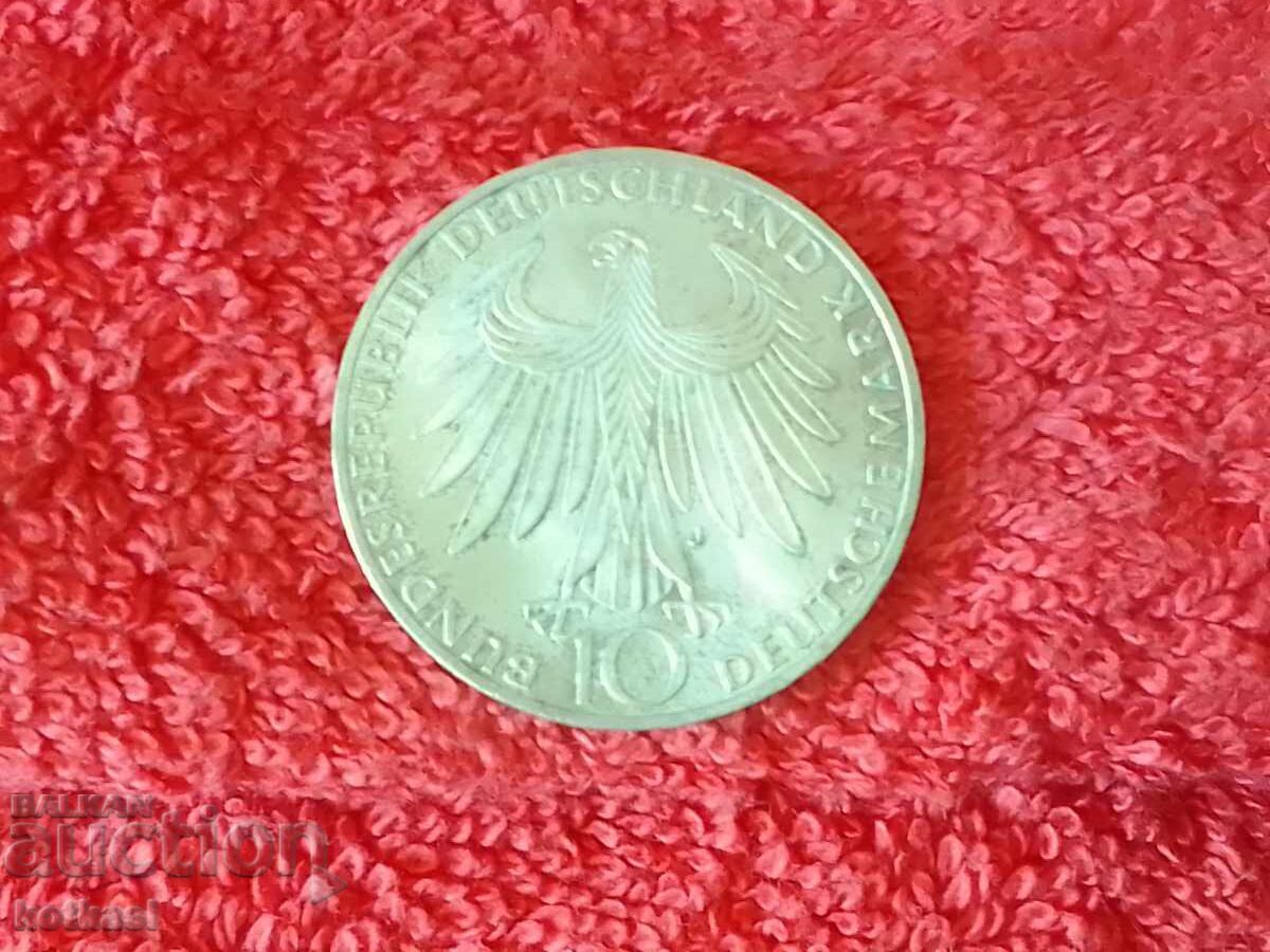 Auction Silver coin 10 marks Olympics Munich 1972 Germany Auction Silver coin 10 marks Olympics Munich 1972 Germany