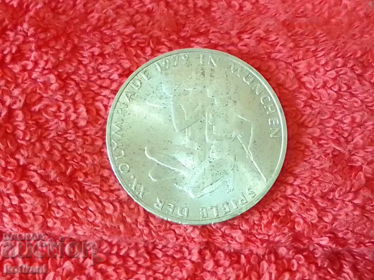 Delivery of Silver coin 10 marks Olympics Munich 1972 Germany Delivery of Silver coin 10 marks Olympics Munich 1972 Germany