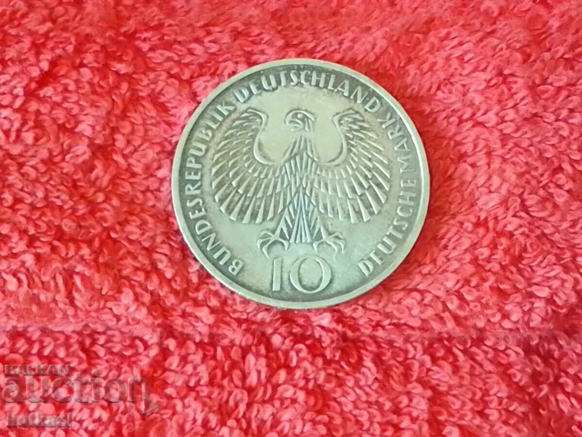 Silver coin 10 marks Olympics Munich 1972 Germany Silver coin 10 marks Olympics Munich 1972 Germany