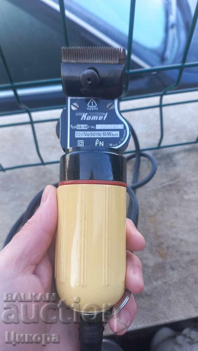 OLD GERMAN ROTARY HAIR CLIPPER COMET with price 200.00 BGN | € 102.26 OLD GERMAN ROTARY HAIR CLIPPER COMET with price 200.00 BGN | € 102.26