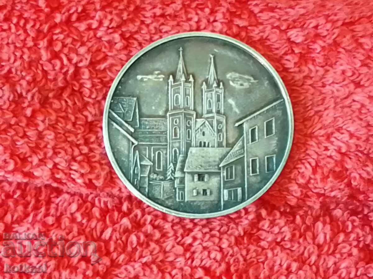 Ασημένιο 1000 Πλακέτα Μετάλλιο Γερμανίας Αμβούργο 1976 με τιμή 125.50 BGN | € 64.17