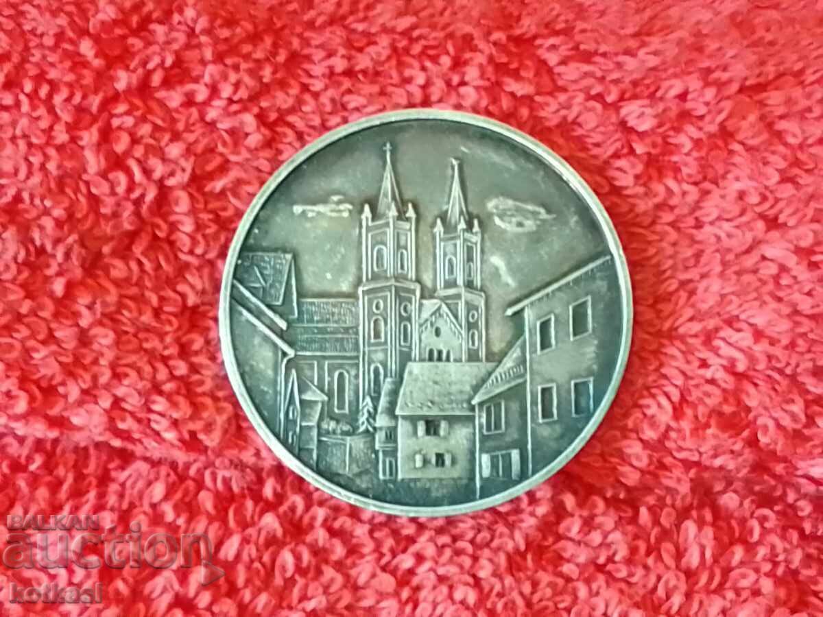 Ασημένιο 1000 Πλακέτα Μετάλλιο Γερμανίας Αμβούργο 1976