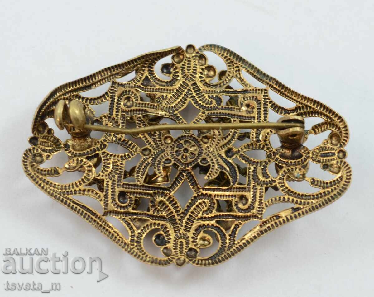 Δημοπρασία Καρφίτσα αντίκα φιλιγκράν Δημοπρασία Καρφίτσα αντίκα φιλιγκράν