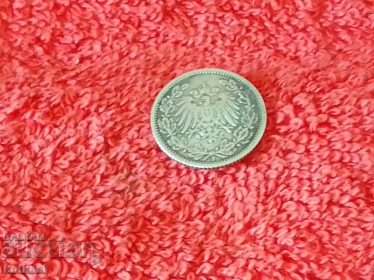 Moneda de argint 1/2 marcă 1906 F Germania calitate - 6 Moneda de argint 1/2 marcă 1906 F Germania calitate - 6