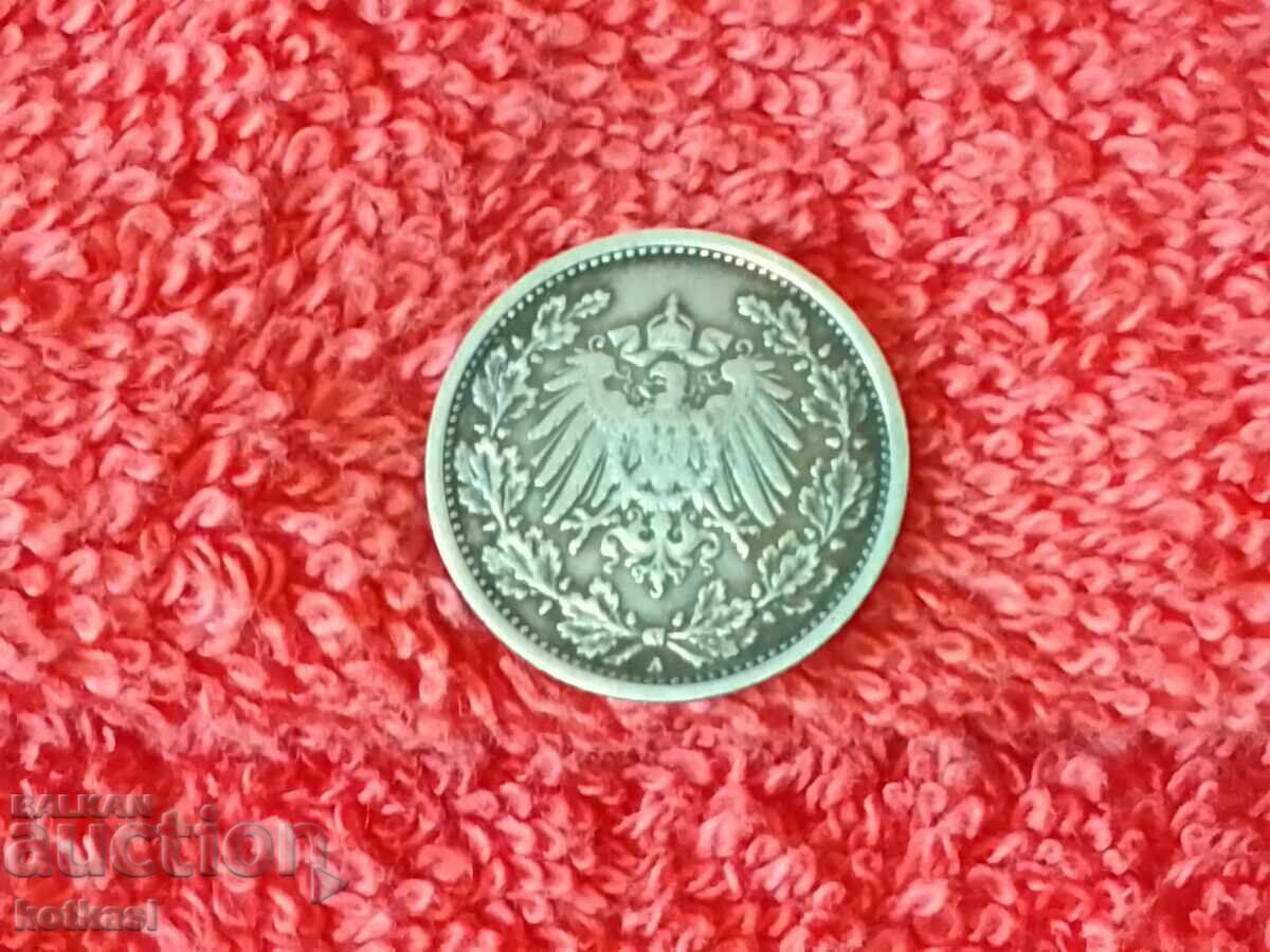 Livrarea Monedă de argint 1/2 mărci 1905 Si calitatea Germaniei Livrarea Monedă de argint 1/2 mărci 1905 Si calitatea Germaniei