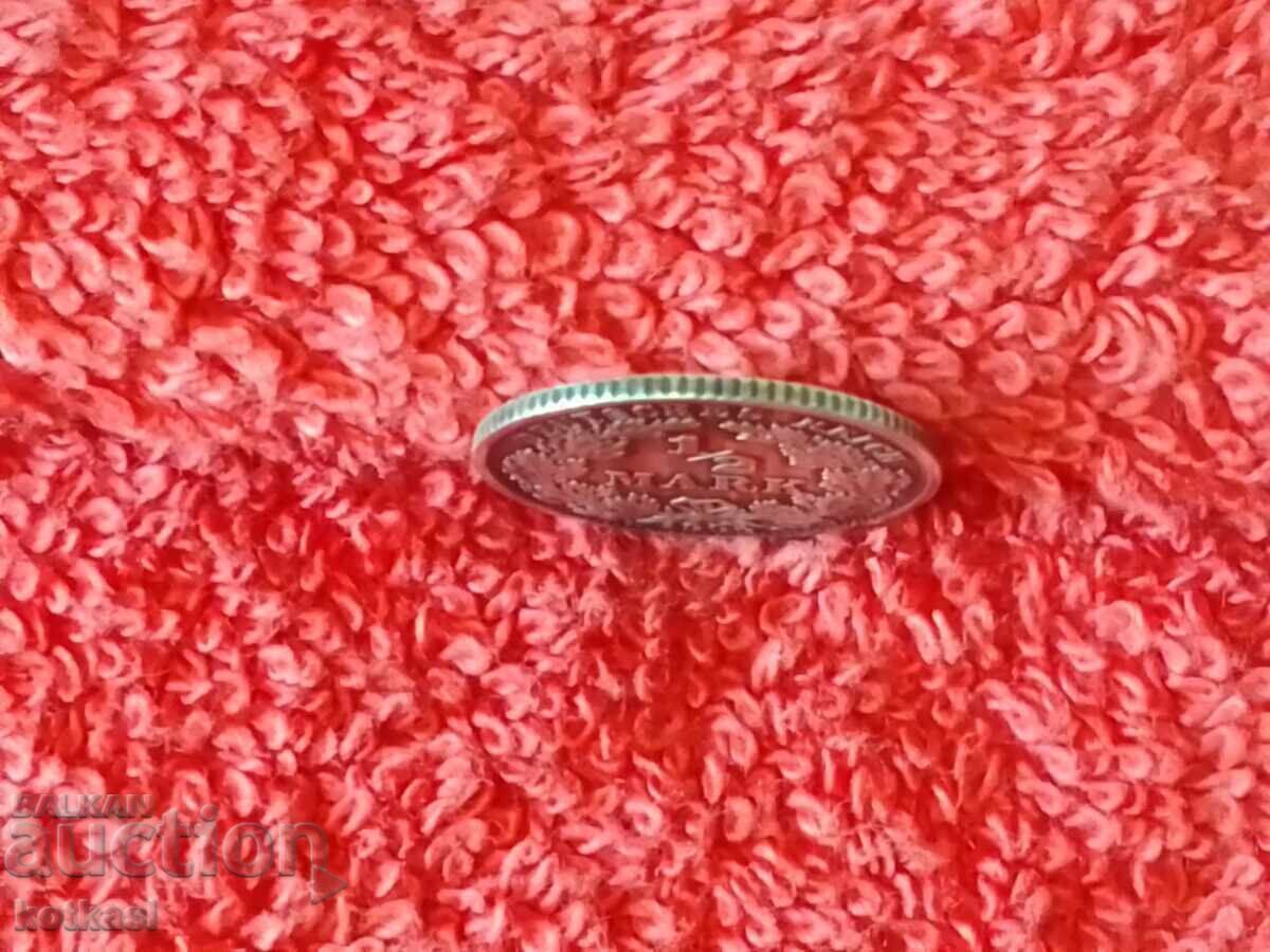 Monedă de argint 1/2 mărci 1905 Si calitatea Germaniei - 7 Monedă de argint 1/2 mărci 1905 Si calitatea Germaniei - 7