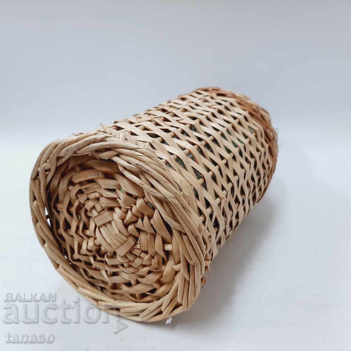 Γυάλινη νταμιτζάνα με ψάθινη πλεξούδα (11.1) - 6 Γυάλινη νταμιτζάνα με ψάθινη πλεξούδα (11.1) - 6