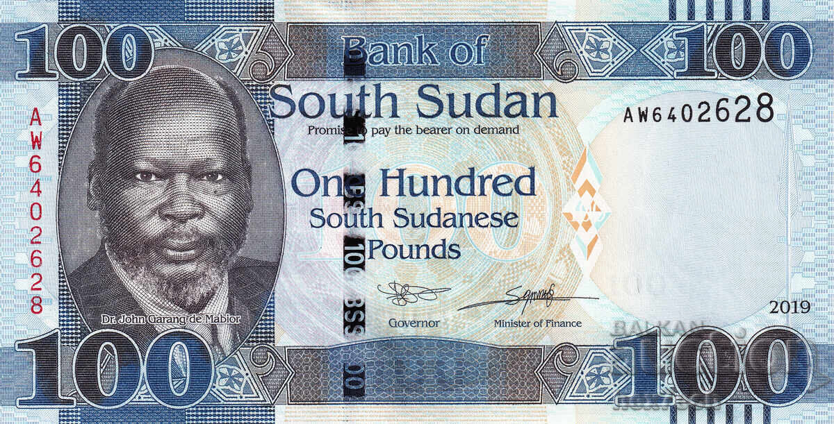 ❤️ ⭐ South Sudan 2019 100 pounds UNC new ⭐ ❤️ with price 6.99 BGN | € 3.57 ❤️ ⭐ South Sudan 2019 100 pounds UNC new ⭐ ❤️ with price 6.99 BGN | € 3.57