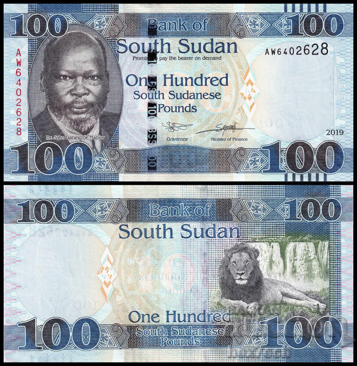 ❤️ ⭐ South Sudan 2019 100 pounds UNC new ⭐ ❤️ ❤️ ⭐ South Sudan 2019 100 pounds UNC new ⭐ ❤️