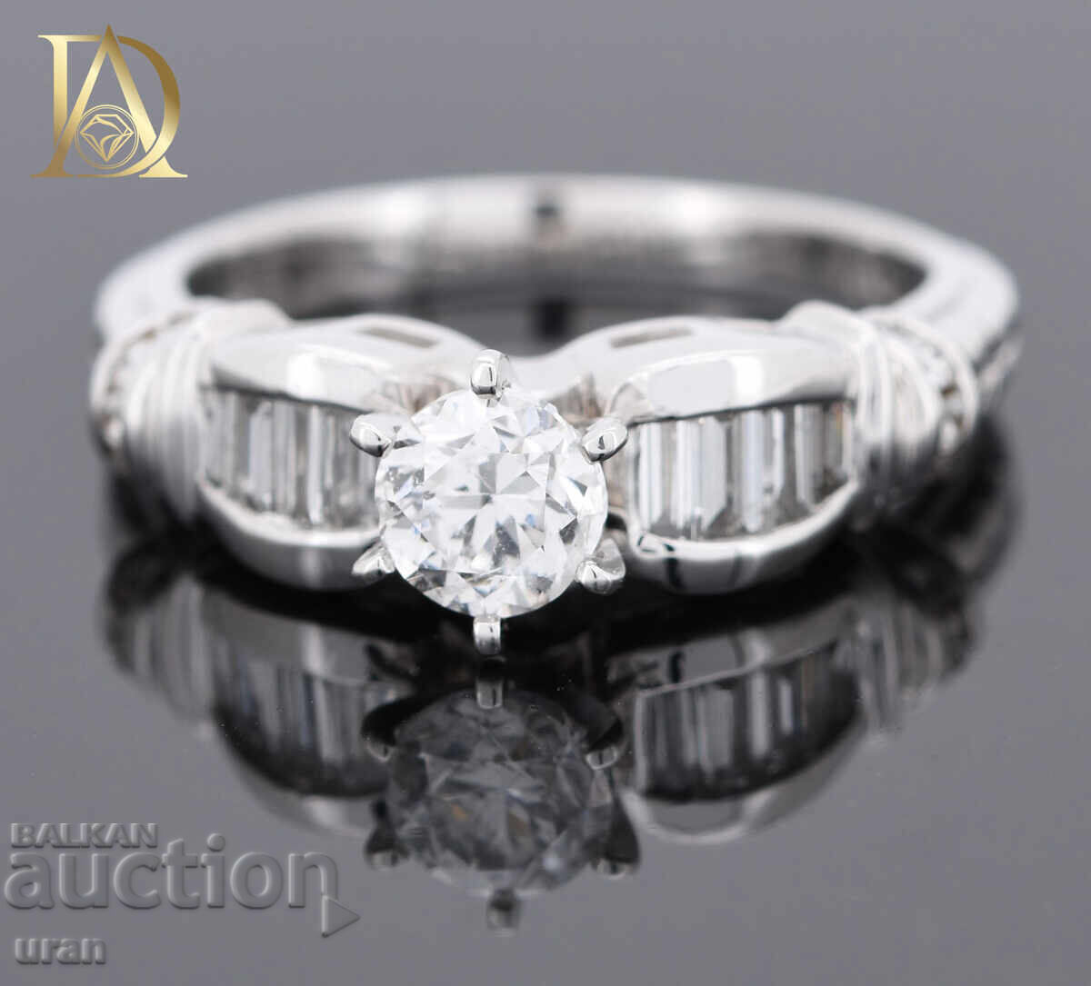 New Gold Ring with 1.03ct Natural Diamonds with price 3500.00 BGN | € 1789.52 New Gold Ring with 1.03ct Natural Diamonds with price 3500.00 BGN | € 1789.52