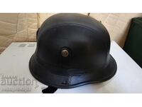 Helmet, covered with leather/composite, lightweight/