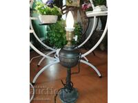 old metal lamp 30 cm