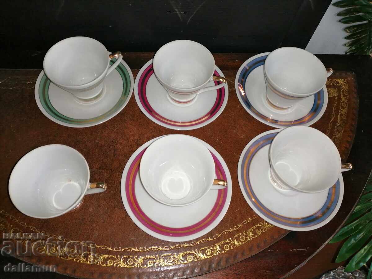 Δημοπρασία παλιό γερμανικό σετ καφέ πορσελάνης με σφραγίδα Δημοπρασία παλιό γερμανικό σετ καφέ πορσελάνης με σφραγίδα