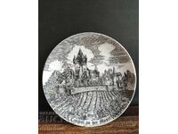 old porcelain wall plate 20 cm