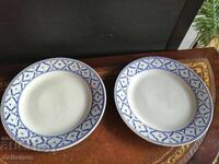 pair of porcelain plates 20 cm with print