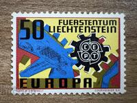 Liechtenstein - Timbre Europa - Artă Contemporană (1967) MNH