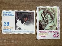 Андора - Марки Европа - Съвременно изкуство (1993) MNH