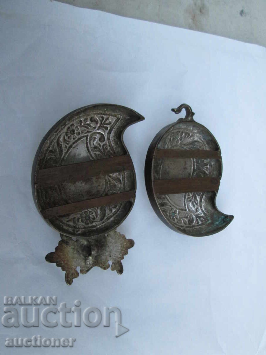 SILVER GOLD PLATED REBIRTHDAY BUCKLES - 6 SILVER GOLD PLATED REBIRTHDAY BUCKLES - 6