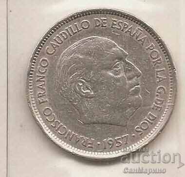 +Spain 25 Pesetas 1957 (1958) with price 1.40 BGN | € 0.72 +Spain 25 Pesetas 1957 (1958) with price 1.40 BGN | € 0.72