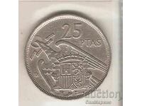 +Spain 25 Pesetas 1957 (1958)