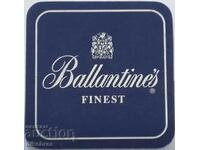 Beer coaster - Ballantines - from a penny