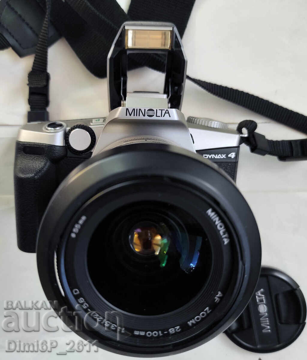 Auction I am selling a retro AF SLR camera Minolta Dynax 4. Auction I am selling a retro AF SLR camera Minolta Dynax 4.