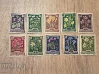 Austria 1948 Flowers - charity stamps