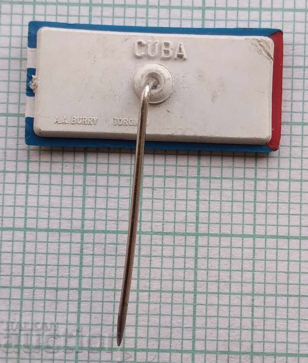Auction 17558 Badge - flag flag Cuba Auction 17558 Badge - flag flag Cuba