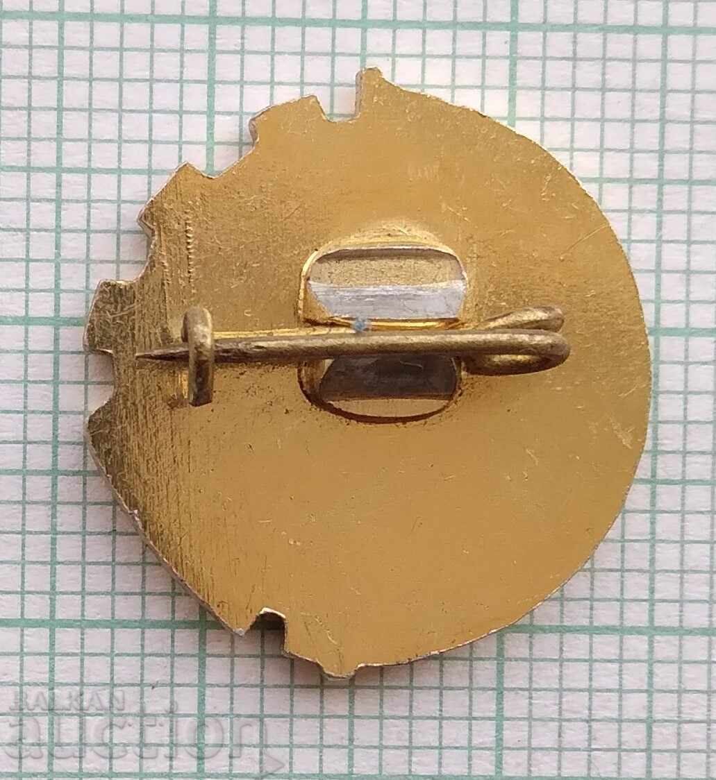 Auction 17571 Badge - communism Fatherland Front OF Auction 17571 Badge - communism Fatherland Front OF