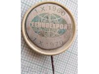 17583 Badge - 10 years Technoexport 1960-1970