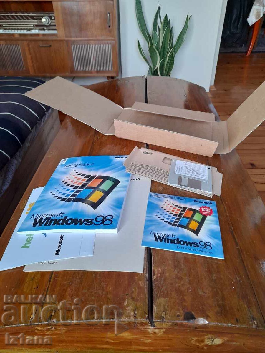 Windows 98 CD with price 130.00 BGN | € 66.47 Windows 98 CD with price 130.00 BGN | € 66.47