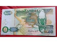 Banknote-Zambia-20 Kwacha 1992