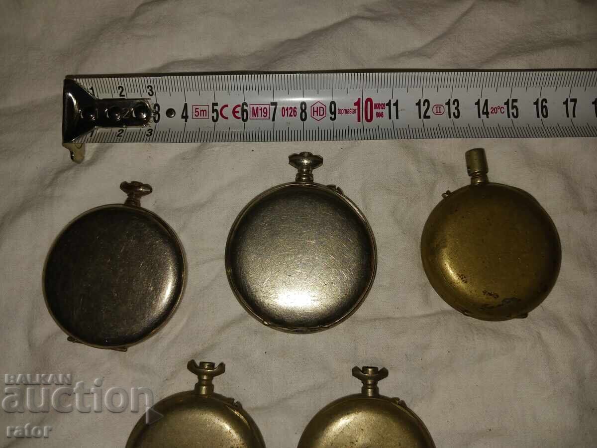 Auction Cases with covers for old pocket watches - 5 pcs. Watch Auction Cases with covers for old pocket watches - 5 pcs. Watch
