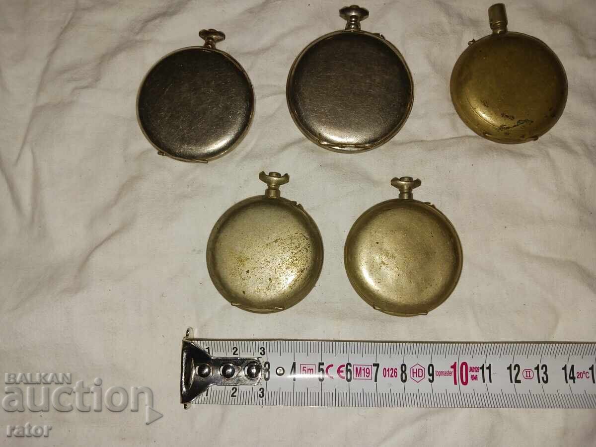 Delivery of Cases with covers for old pocket watches - 5 pcs. Watch Delivery of Cases with covers for old pocket watches - 5 pcs. Watch