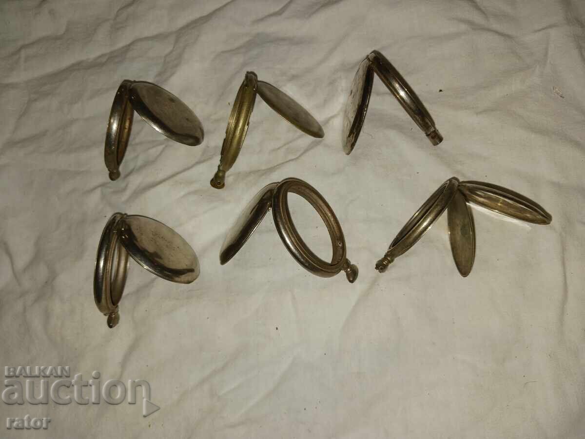 Cases with covers for old pocket watches - 6 pcs. Watch with price 24.00 BGN | € 12.27