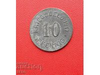 Germania-S.Rhine-Westfalia-Münster-10 Pfennig 1917