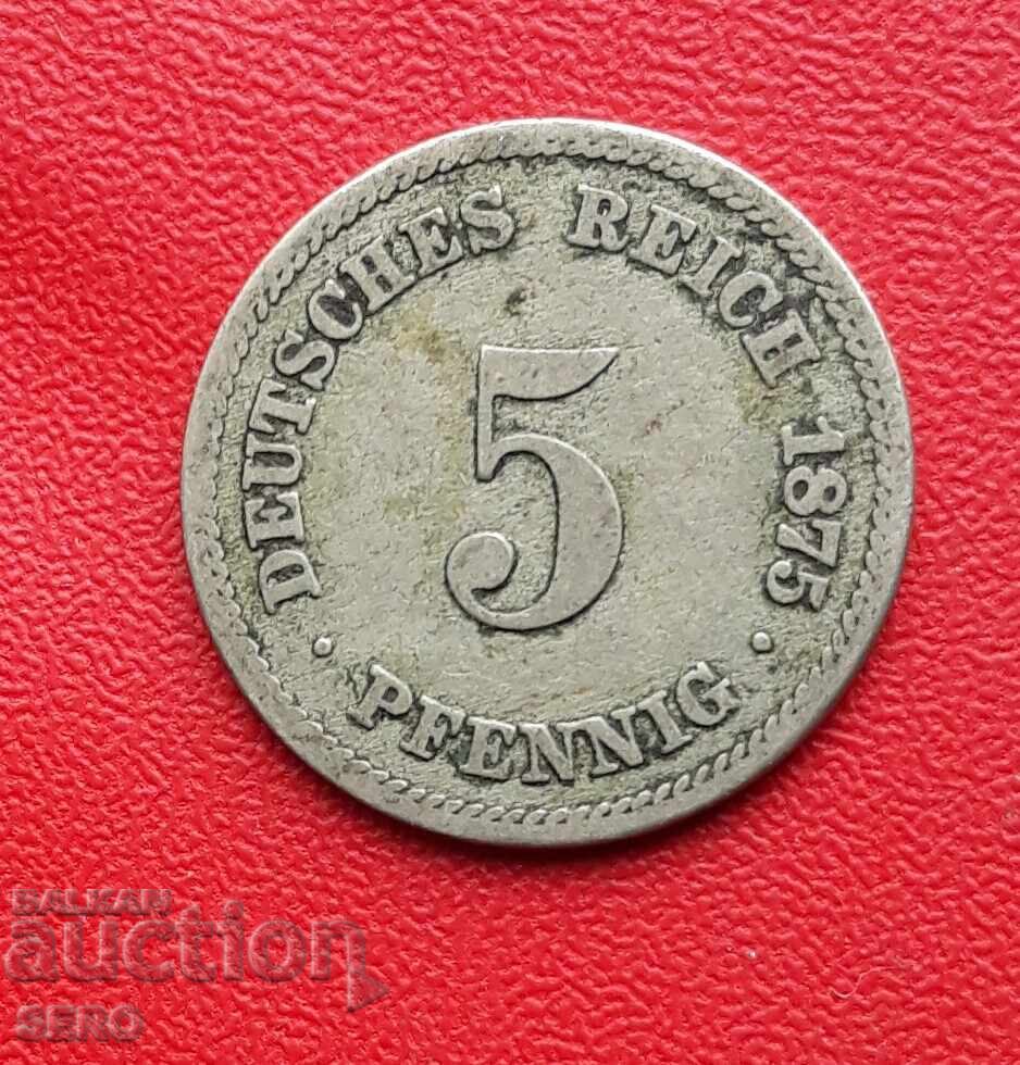 Germany-5 Pfennig 1875 A-Berlin