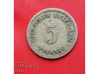 Germany-5 Pfennig 1875 A-Berlin