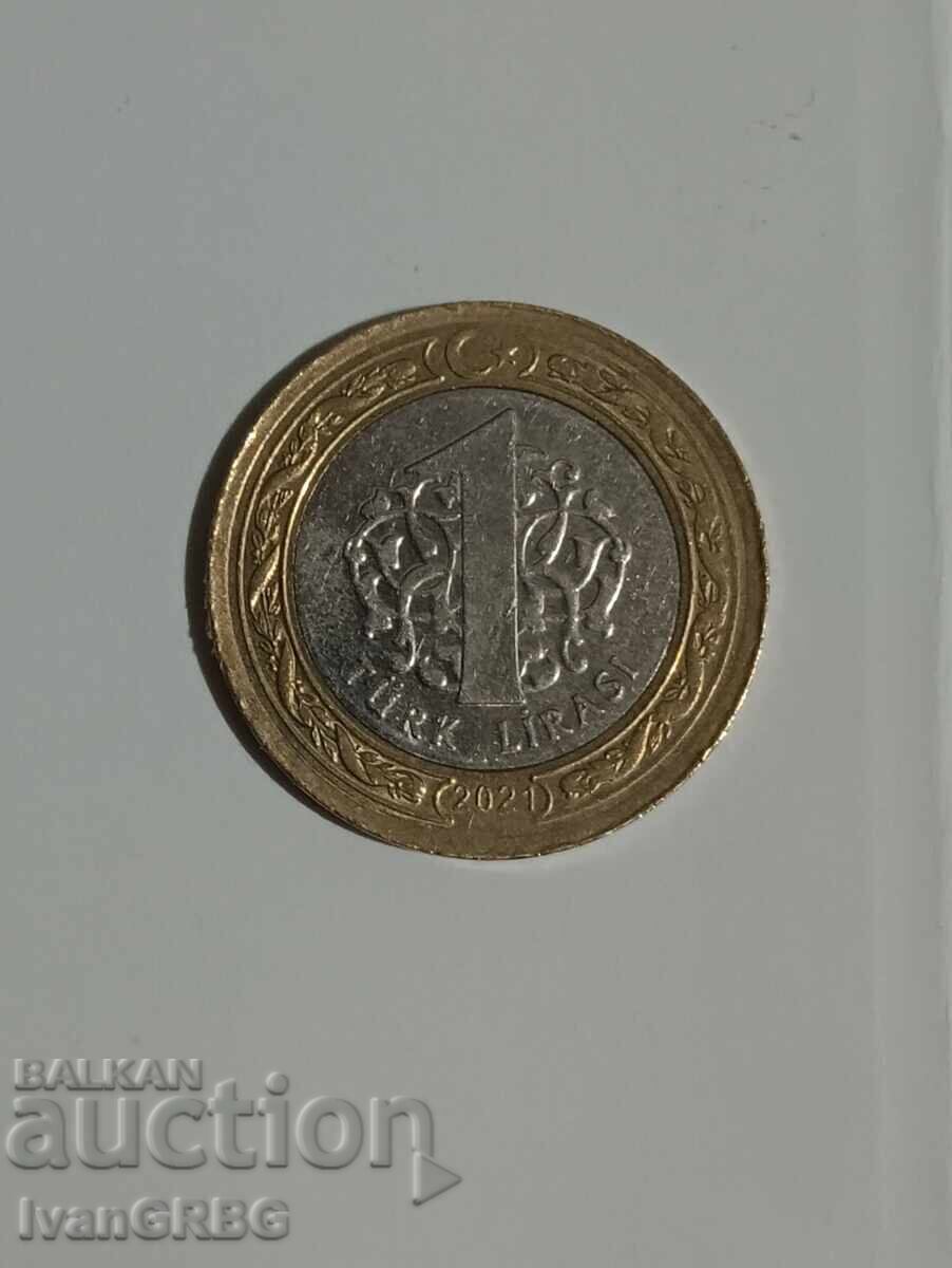 1 Λίρα Τουρκία 2021 Τουρκικό νόμισμα 1 Λίρα 2021 Τουρκία με τιμή 0.35 BGN | € 0.18 1 Λίρα Τουρκία 2021 Τουρκικό νόμισμα 1 Λίρα 2021 Τουρκία με τιμή 0.35 BGN | € 0.18