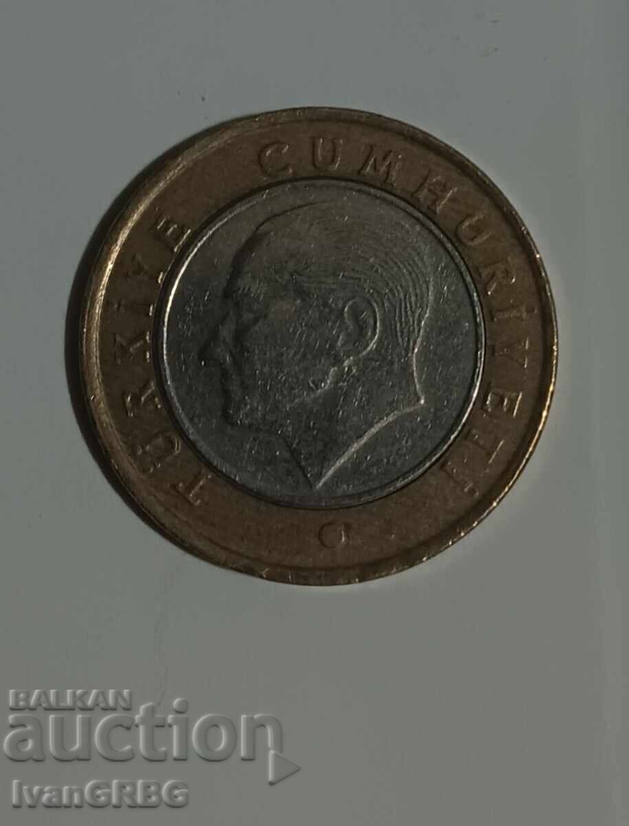 1 lira Turkey 2020 Turkish coin 1 lira 2020 Turkey - 5