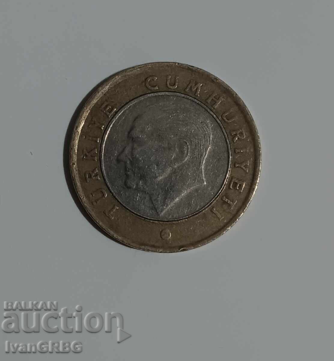 1 lira Turkey 2011 Turkish coin 1 lira 2011 Turkey with price 0.20 BGN | € 0.10 1 lira Turkey 2011 Turkish coin 1 lira 2011 Turkey with price 0.20 BGN | € 0.10