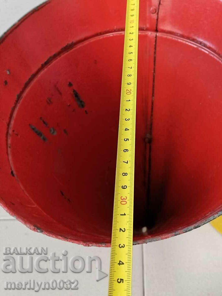 Old metal bin, a pair of 2 pieces, from a park early in the 1960s, NRB - 6 Old metal bin, a pair of 2 pieces, from a park early in the 1960s, NRB - 6