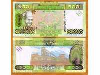 ZORBA AUKTIONS GUINEA 500 FRANCA UNC