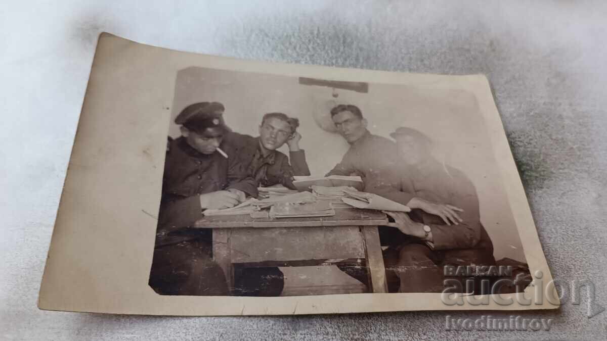 Fotografie Sofia Voynitsi Soldații din Divizia a 4-a Artilerie 1928