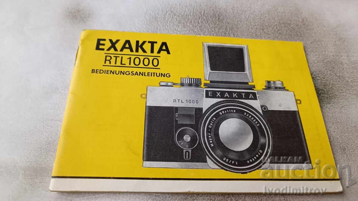 EXAKTA RTL 1000 Brochure EXAKTA RTL 1000 Brochure