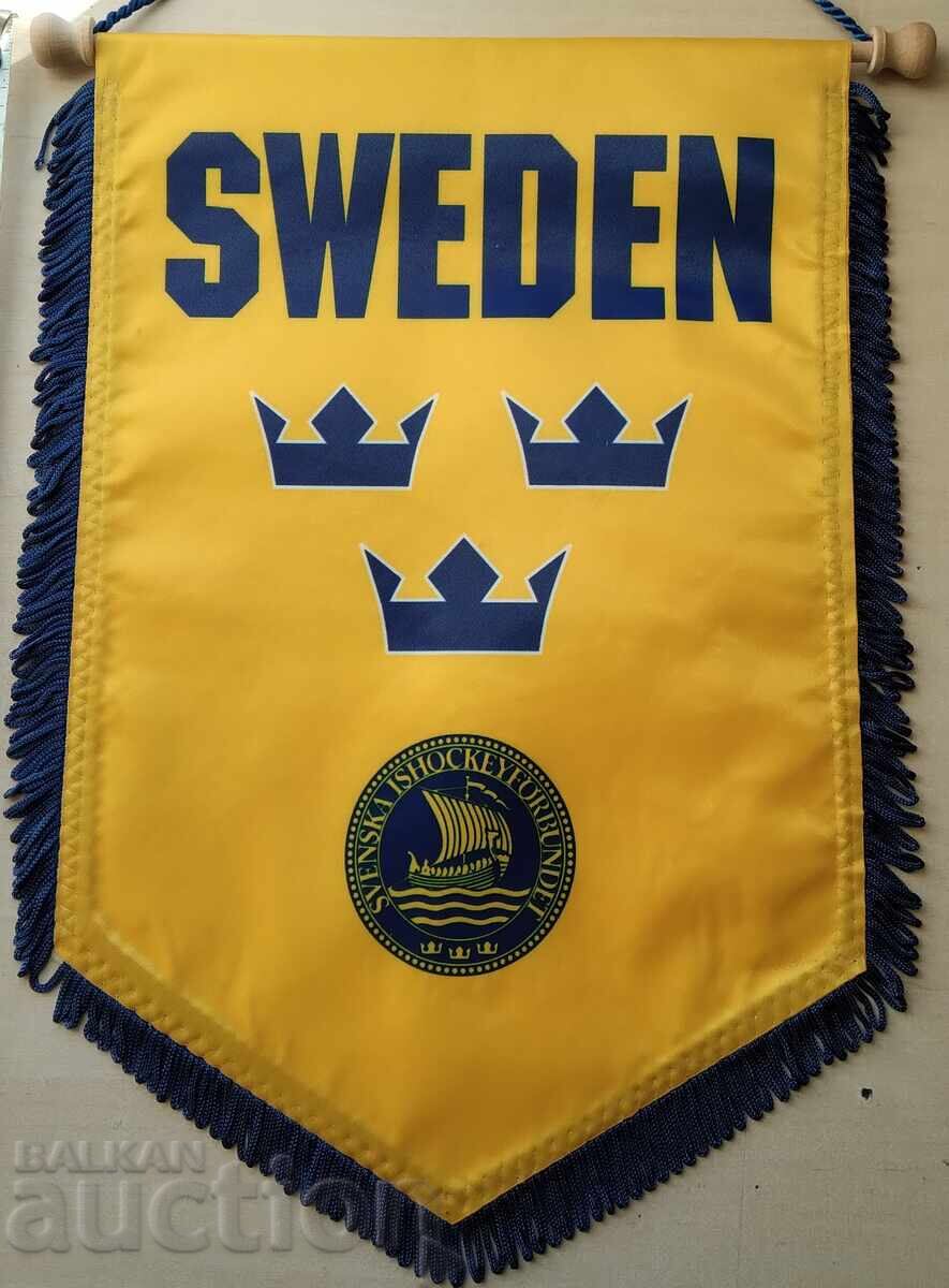 17594 flag pennant Sweden - double-sided