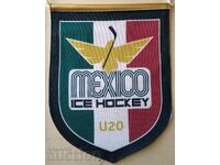 17596 flag pennant Mexico ice hockey