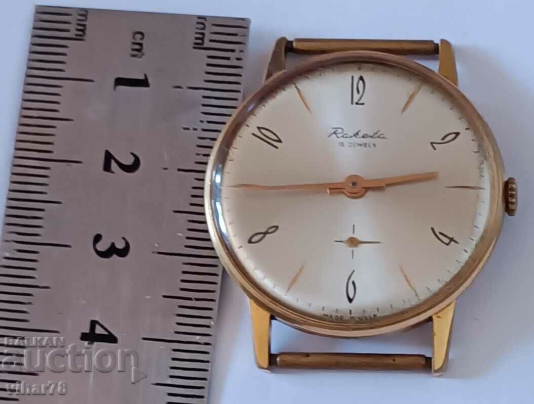 GOLD PLATED 20 MICRON MEN'S ROCKET WATCH LIKE NEW with price 99.99 BGN | € 51.12