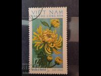 North Vietnam 1974 Chrysanthemums